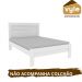 Cama Casal Safira TCIL 100% MDF Branco