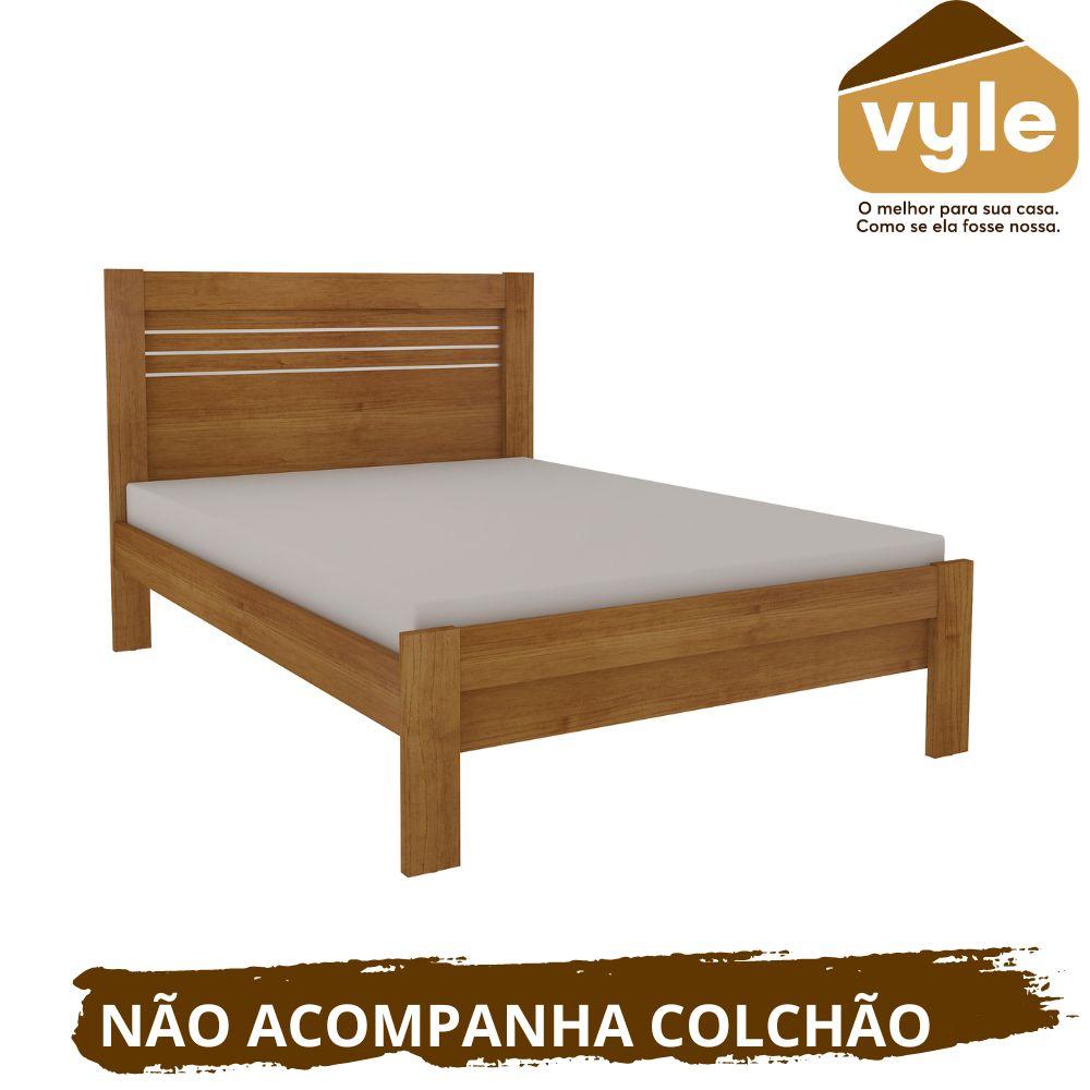 Cama Casal Safira TCIL 100% MDF Cinamomo