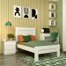 Cama Solteiro Safira TCIL 100% MDF Branco