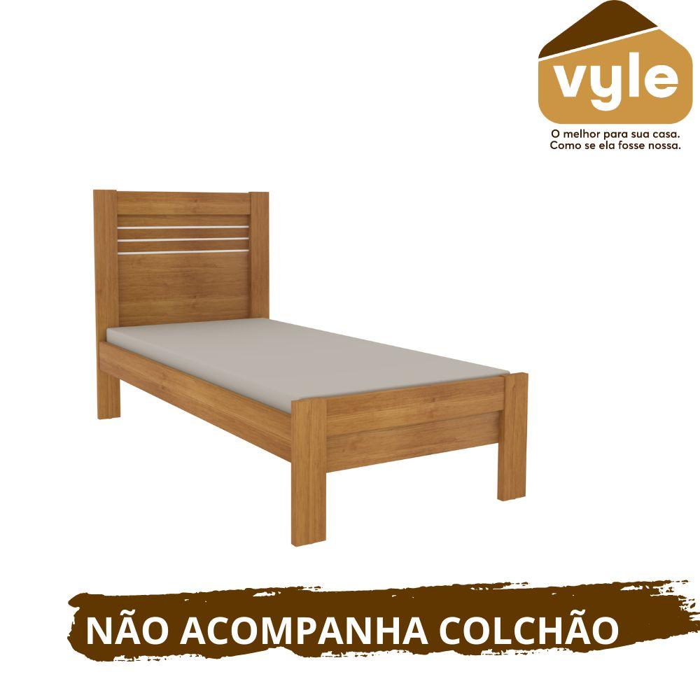 Cama Solteiro Safira TCIL 100% MDF Cinamomo