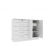 Comoda Istambul 5 Gavetas 2 Portas Tcil Neve