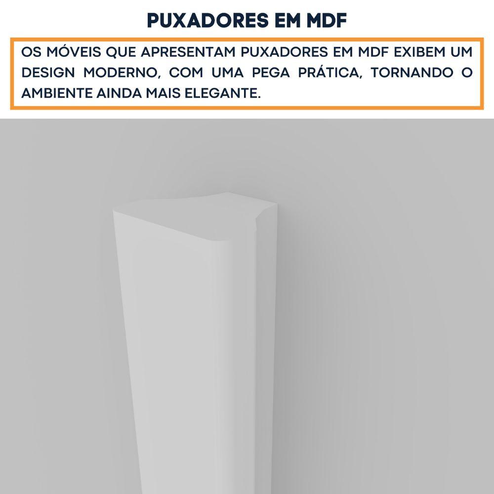 Guarda Roupa Dinamarca 4 Portas e 2 Gavetas TCIL Branco