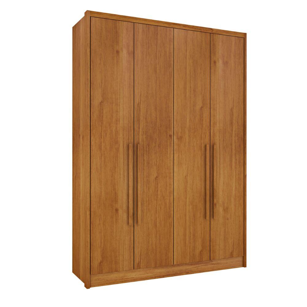 Guarda Roupa Dinamarca 4 Portas e 2 Gavetas TCIL Cinamomo