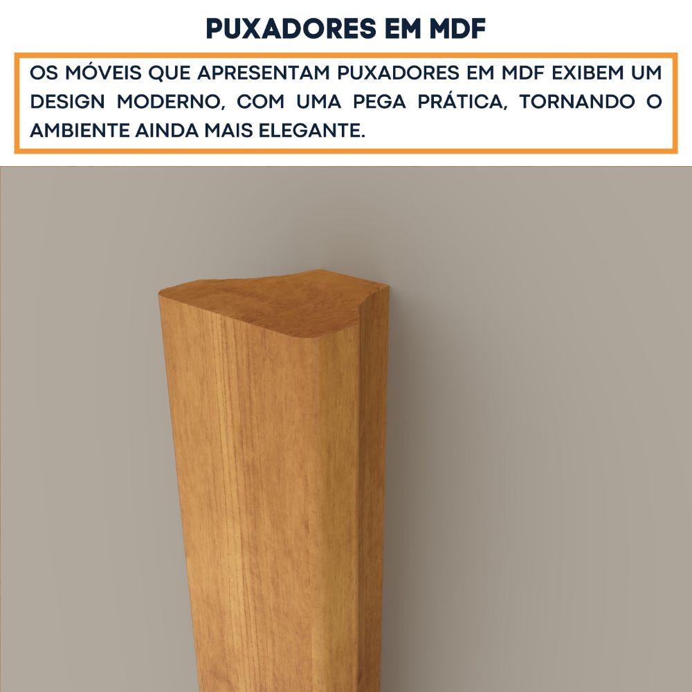 Guarda Roupa Dinamarca 4 Portas e 2 Gavetas TCIL Cinamomo Off White