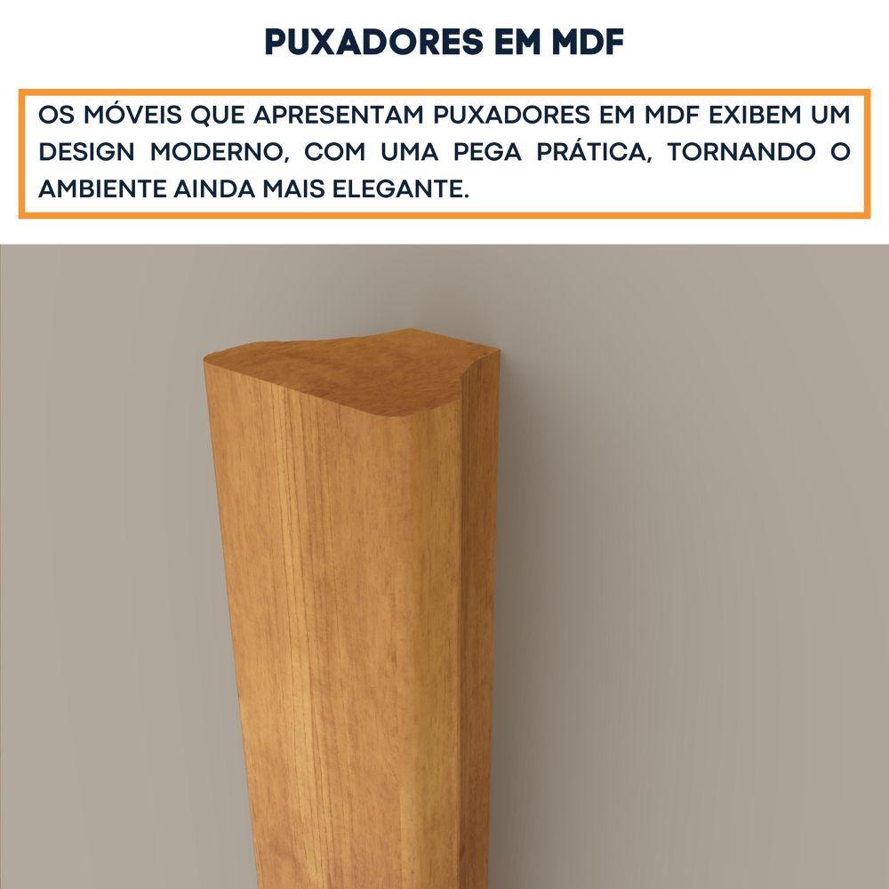 Guarda Roupa Valência 3 Portas 4 Gav TCIL Cinamomo Off White