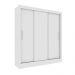 Guarda Roupa Valência 3 Portas 4 Gavetas TCIL Branco