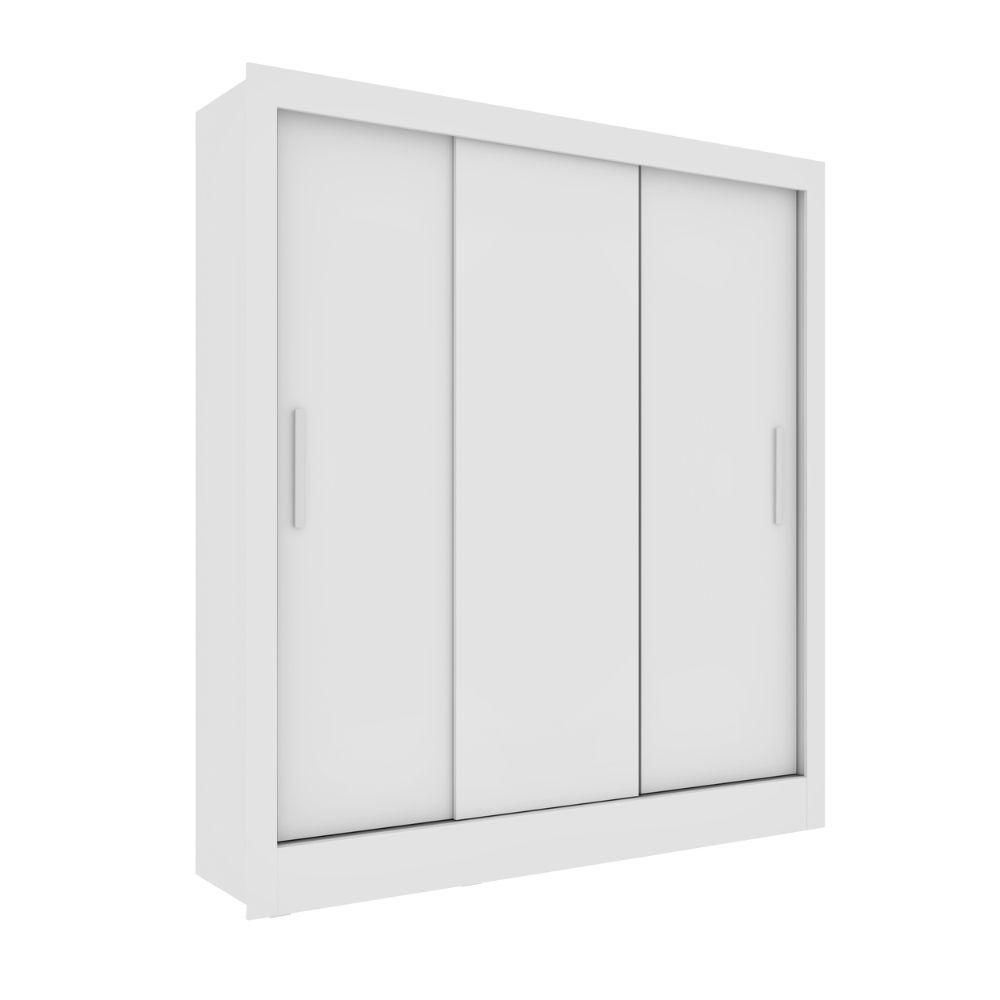 Guarda Roupa Valência 3 Portas 4 Gavetas TCIL Branco