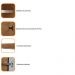 Guarda Roupa Veneza 6 Portas 4 Gav TCIL Cinamomo Off Whiite