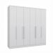 Guarda Roupa Veneza 6 Portas 4 Gavetas TCIL Branco