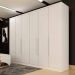 Guarda Roupa Veneza 6 Portas 4 Gavetas TCIL Branco