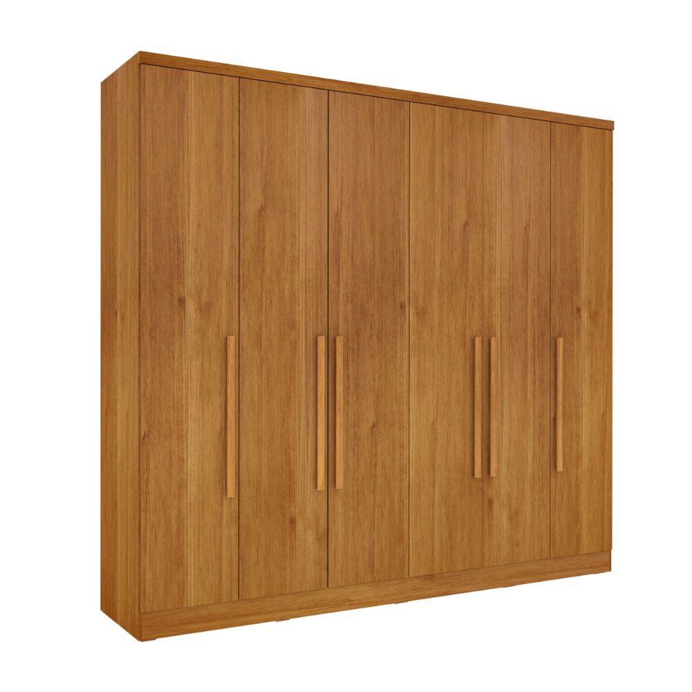 Guarda Roupa Veneza 6 Portas 4 Gavetas TCIL Cinamomo