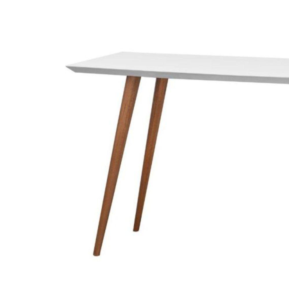 Aparador Decorativo Laqueado Pés Palito 1,20 M Cor:Branco