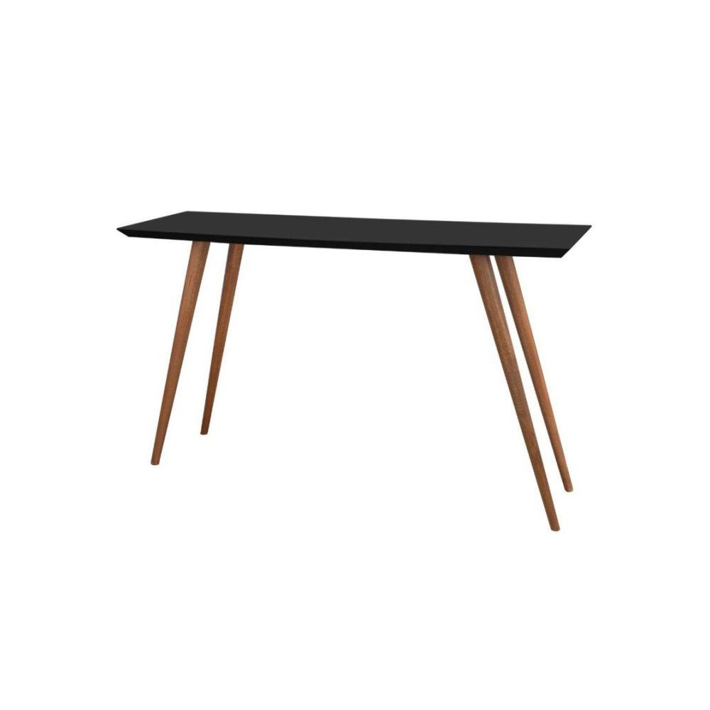 Aparador Decorativo Laqueado Pés Palito 1,20 M Cor:Preto