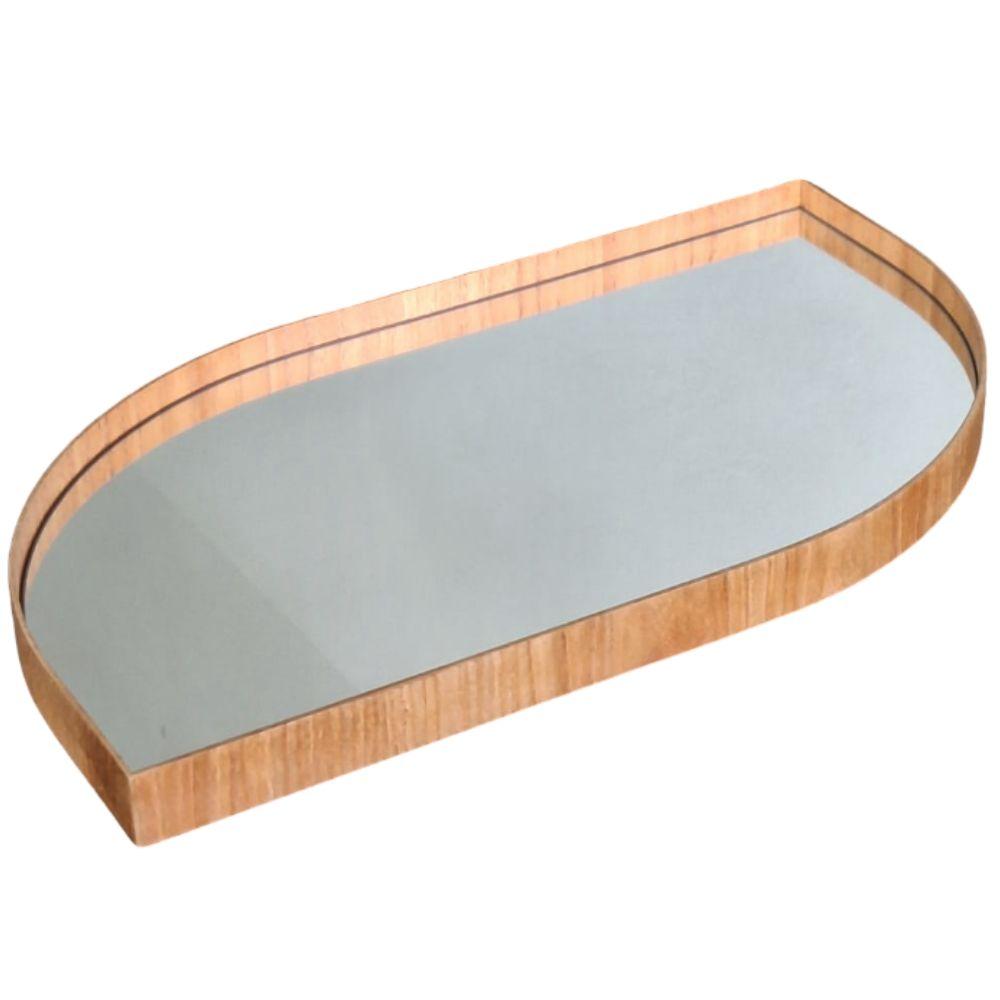 Bandeja Espelhada Decorativa Anne Laminada Cinamomo