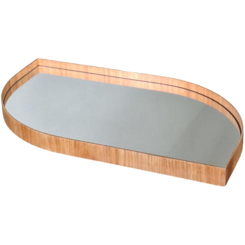 Bandeja Espelhada Decorativa Anne Laminada Cinamomo