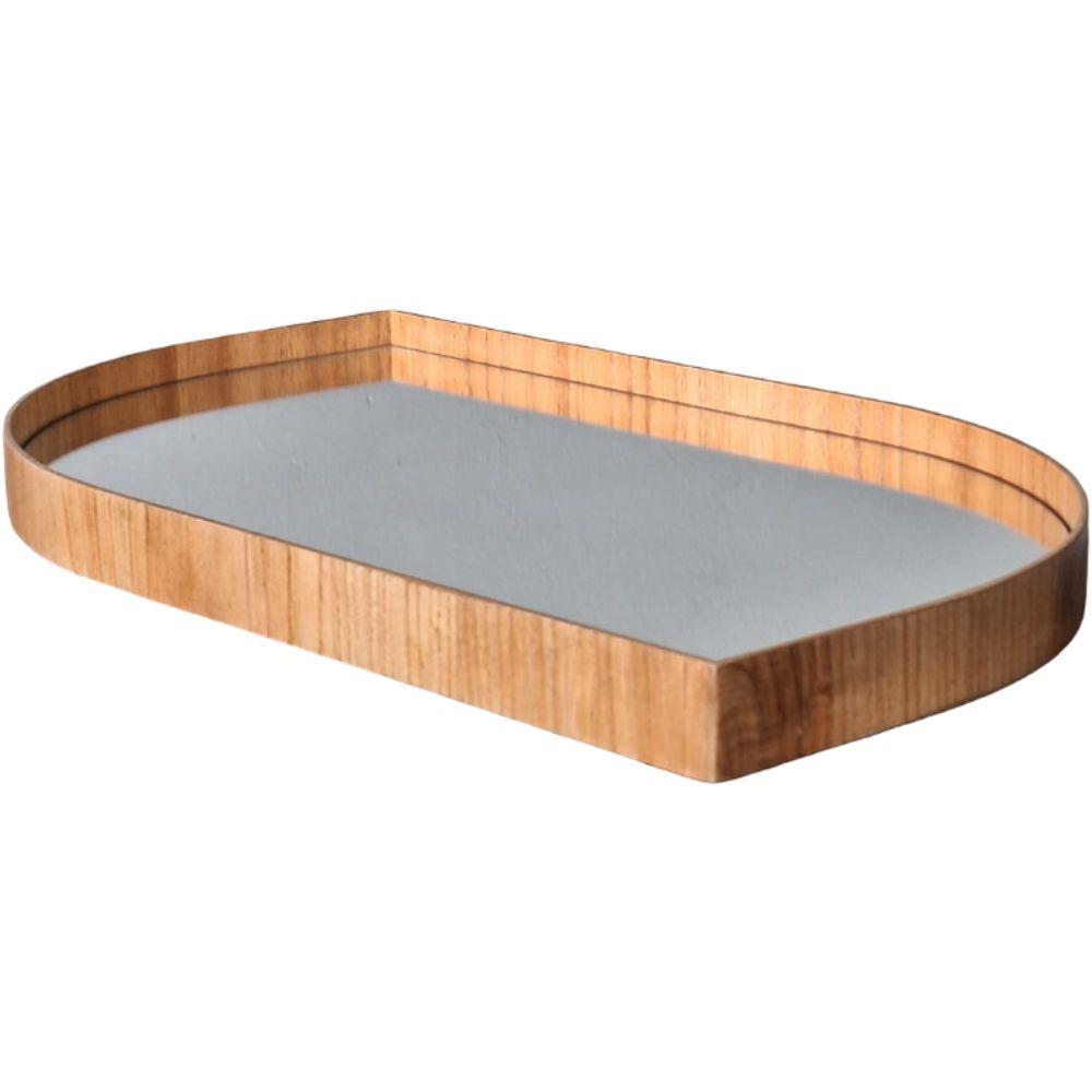 Bandeja Espelhada Decorativa Anne Laminada Cinamomo