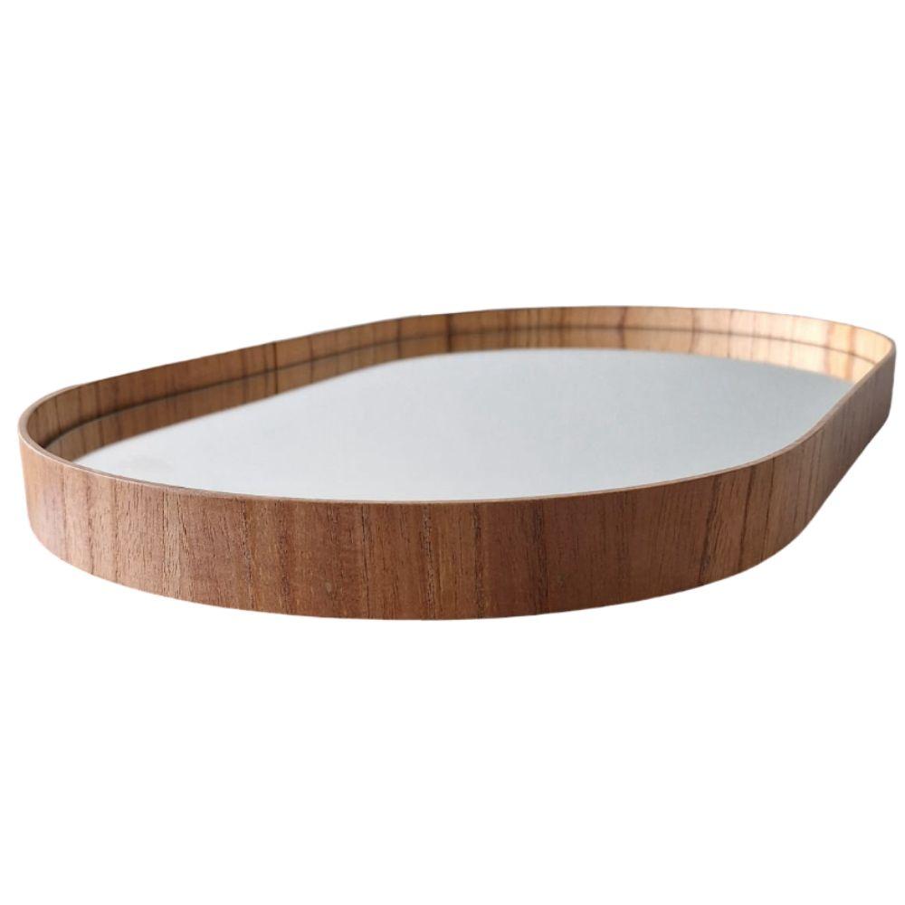 Bandeja Espelhada Decorativa Sarah Laminada Cinamomo