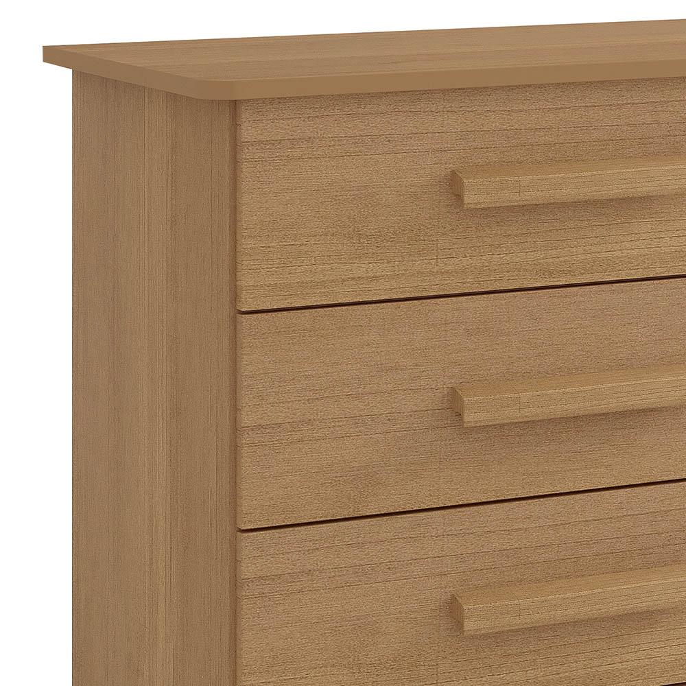 Cômoda Firenze 4 Gavetas com Sapateira 1 Porta D'Doro Cinamomo