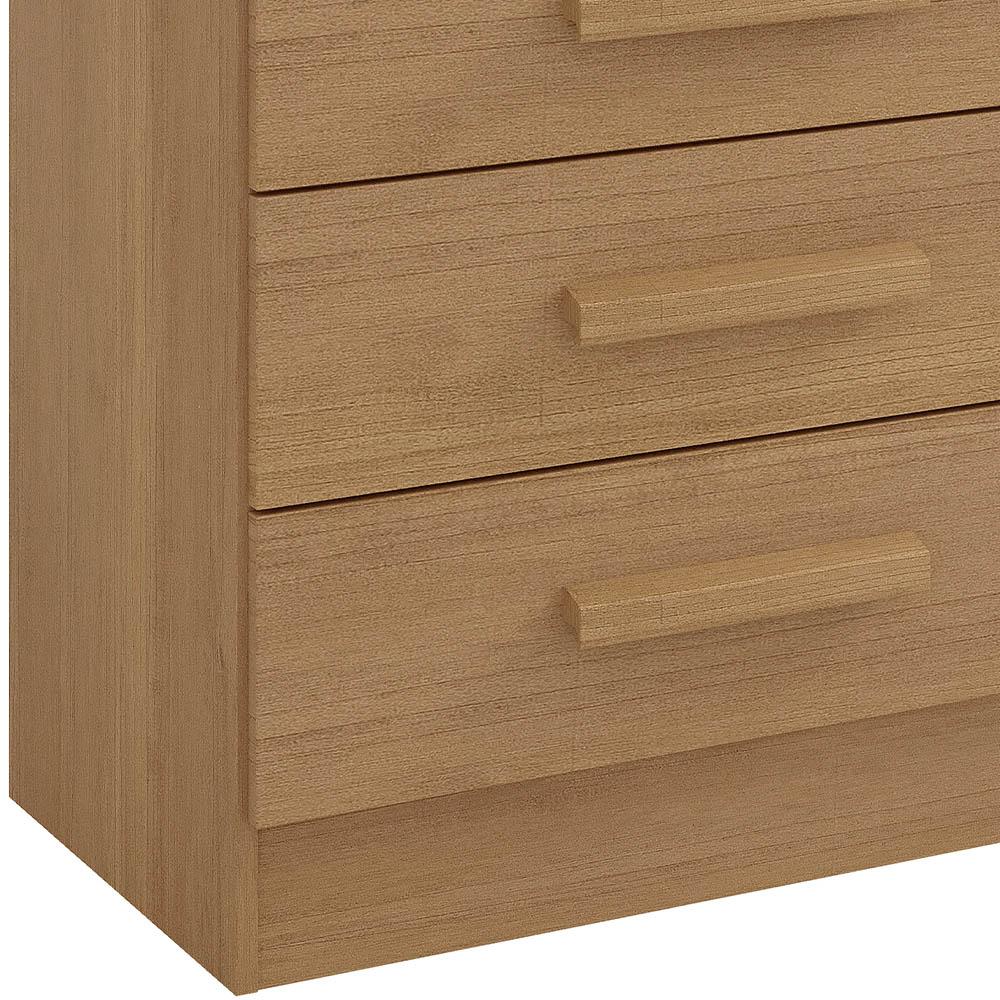 Cômoda Firenze 4 Gavetas com Sapateira 1 Porta D'Doro Cinamomo