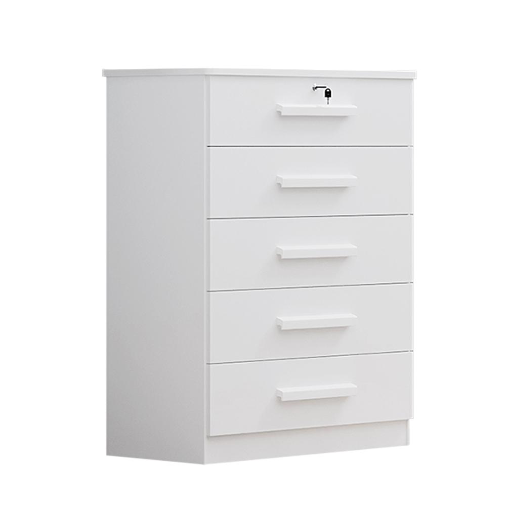 Cômoda Ipanema 5 Gavetas D'Doro Branco