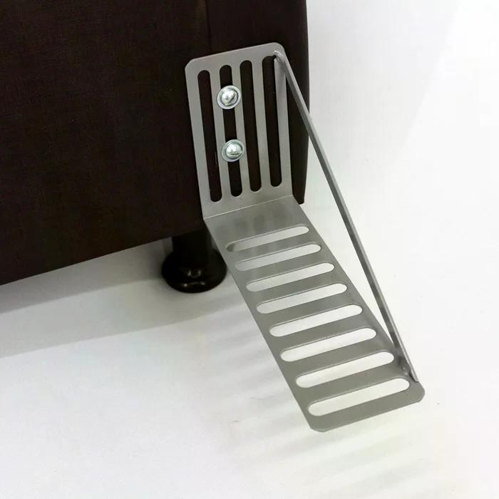 Cabeceira de Cama Box Casal 138cm Pádua Couro Café