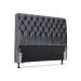 Cabeceira de Cama Box Casal 138cm Pádua Veludo Cinza