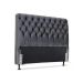 Cabeceira de Cama Box Casal 138cm Pádua Veludo Cinza