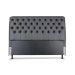 Cabeceira de Cama Box Casal 138cm Pádua Veludo Cinza