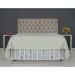 Cabeceira de Cama Box Casal 138cm Pádua Veludo Marrom Claro