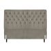 Cabeceira de Cama Box Casal 138cm Pádua Veludo Marrom Claro