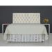 Cabeceira de Cama Box Casal Queen 158cm Pádua Couro Off White