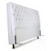 Cabeceira de Cama Box Casal Queen 158cm Pádua Couro Off White