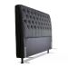 Cabeceira de Cama Box Casal Queen 158cm Pádua Couro Preto