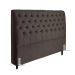 Cabeceira de Cama Box Casal Queen 158cm Pádua Veludo Marrom