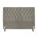 Cabeceira de Cama Box Casal Queen 158cm Pádua Veludo Marrom Claro