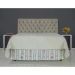 Cabeceira de Cama Box Casal Queen 158cm Pádua Veludo Marrom Claro