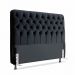 Cabeceira de Cama Box Casal Queen 158cm Pádua Veludo Preto