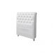 Cabeceira de Cama Box Solteiro 88cm Pádua Couro Branco