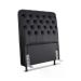 Cabeceira de Cama Box Solteiro 88cm Pádua Couro Preto