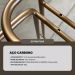 Carrinho Bar Adega Moscato com 2 Prateleiras Metal Preto com Madeira Laminada