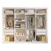 Closet Florença com 4 Gavetas Minastex Branco