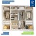 Closet Florença com 4 Gavetas Minastex Branco
