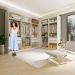 Closet França com 2 Módulos e 6 Gavetas Minastex Branco