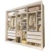 Closet Itália com 6 Gavetas Minastex Branco