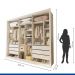 Closet Itália com 6 Gavetas Minastex Branco