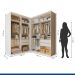 Closet Júlia Duo com 4 Gavetas Minastex Branco