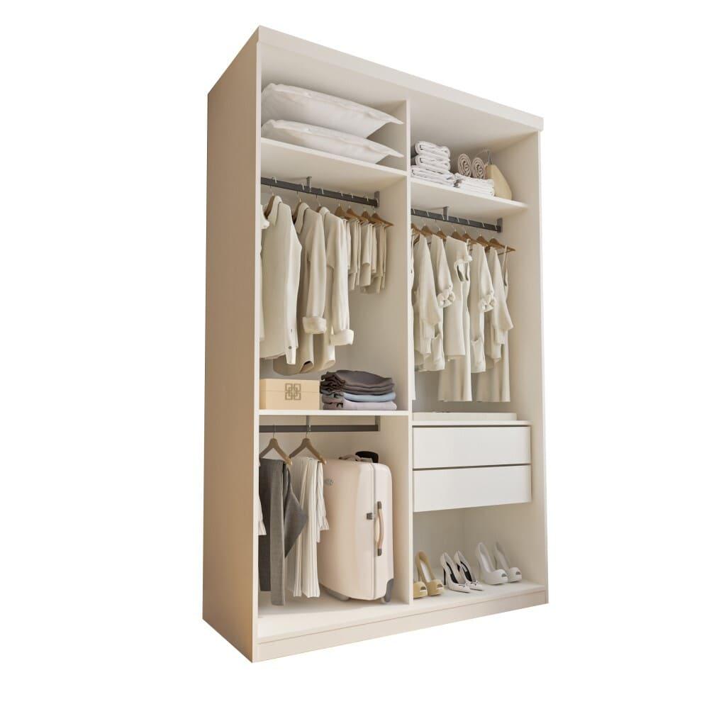 Closet Júlia com 2 Gavetas Minastex Branco