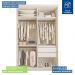 Closet Júlia com 2 Gavetas Minastex Branco