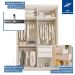 Closet Júlia com 2 Gavetas Minastex Branco