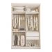 Closet Júlia com 2 Gavetas Minastex Branco